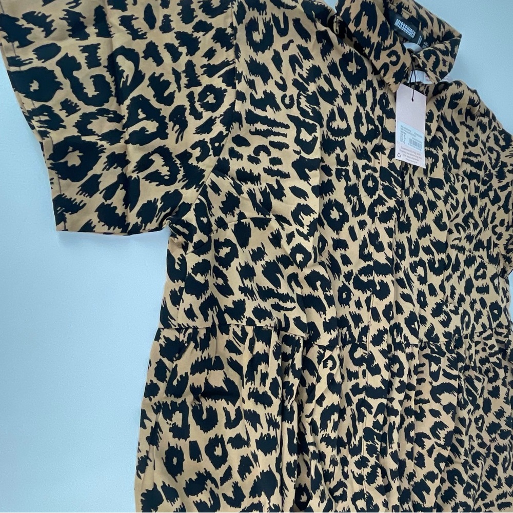 SHIRT SMOCK DRESS LEOPARD
BROWN - Picture 2 of 7